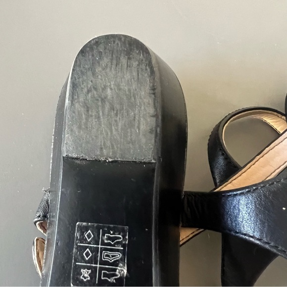 Coach Black Leather Sandals - Picture 7 of 14